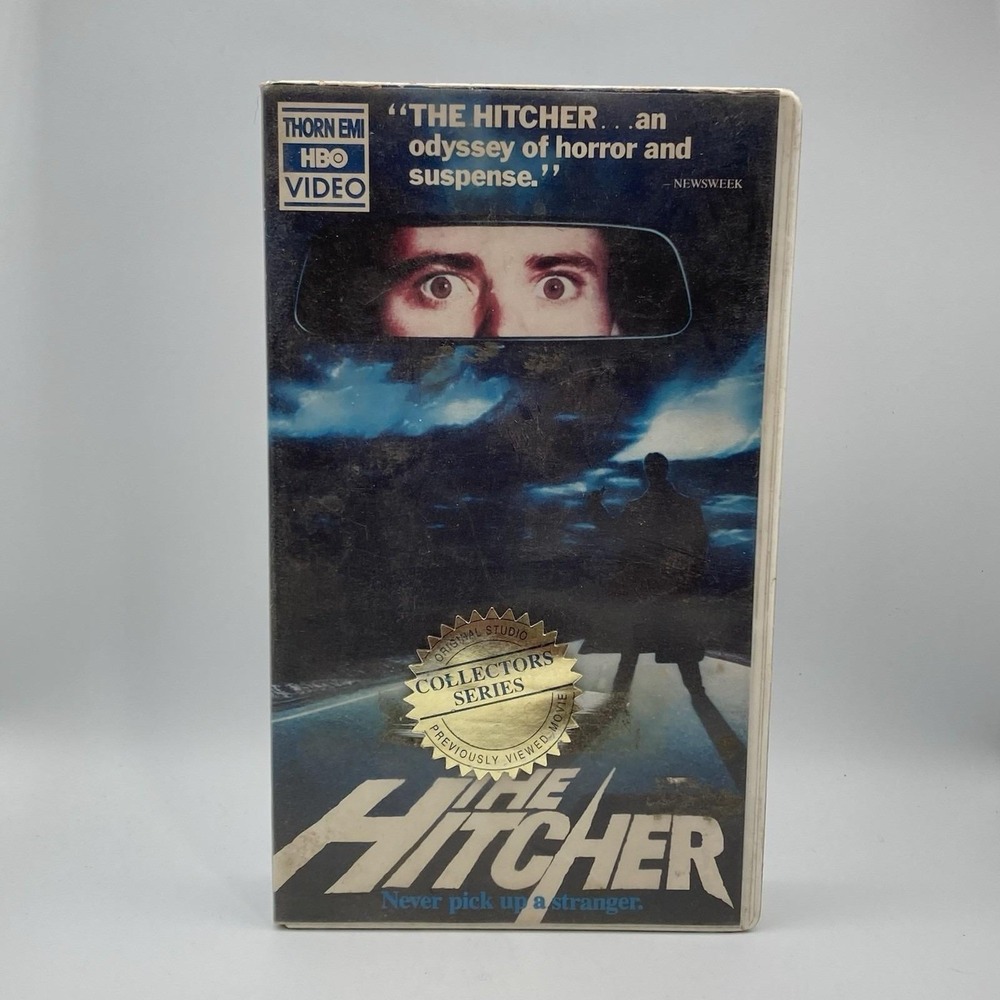 The Hitcher VHS Tape Thorn Emi HBO Home Video Horror Rutger Hauer Thriller 1980s